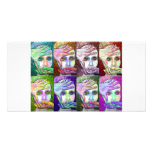 Codicia y consumo 4 tarjeta con foto personalizada