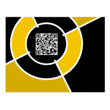 código anaranjado de la diana QR Postal