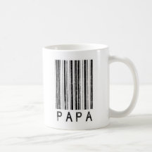 Código de barras de la papá tazas