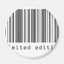Código de barras - edición limitada imanes para frigoríficos