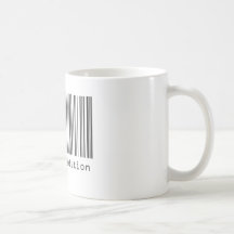 Código de barras - edición limitada tazas