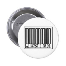 Código de barras judío pin