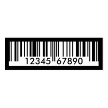 código de barras plantillas de tarjeta de negocio