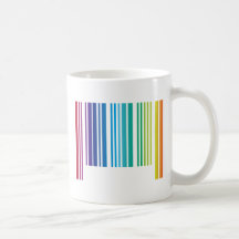 Código del arco iris tazas de café