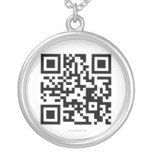 Código internacional de la fundación QR del orangu Colgante Personalizado