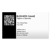 código profesional de QR Plantillas De Tarjeta De Negocio