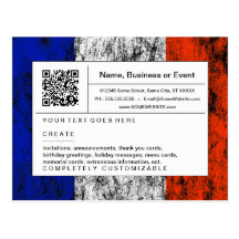 código refinado de QR: Francia Postales