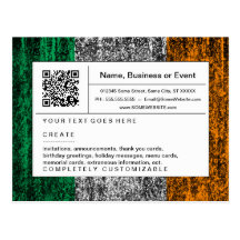 código refinado de QR: Irlanda Tarjeta Postal