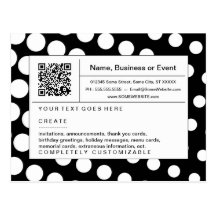 código refinado de QR: tono medio blanco y negro Postal