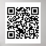 Código Rickrolled del rollo QR de Rick Poster