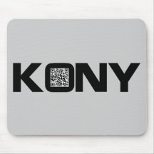 Código video José Kony de Kony 2012 QR Alfombrillas De Ratones