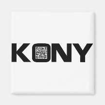 Código video José Kony de Kony 2012 QR Imán Para Frigorifico