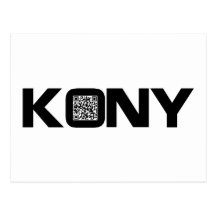 Código video José Kony de Kony 2012 QR Postales