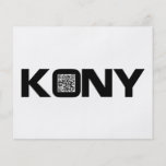 Código video José Kony de Kony 2012 QR Tarjeton