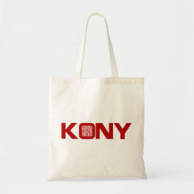 Código video José Kony del rojo QR de Kony 2012 Bolsas