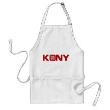 Código video José Kony del rojo QR de Kony 2012 Delantales