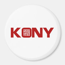 Código video José Kony del rojo QR de Kony 2012 Iman De Frigorífico