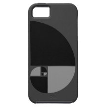 Coeficiente de oro, espiral de Fibonacci iPhone 5 Protectores