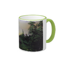 Coffe del paisaje taza de café