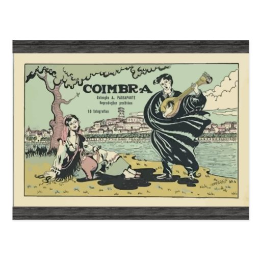 Coímbra, vintage postal