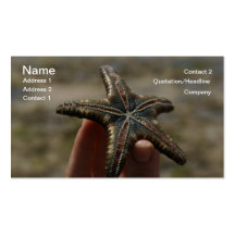 Coja una tarjeta de visita flotante de las estrell