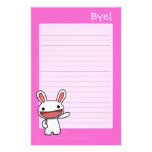 Cojín de escritura del adiós papeleria personalizada