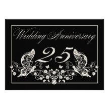 Cojín de la invitación del aniversario de bodas de