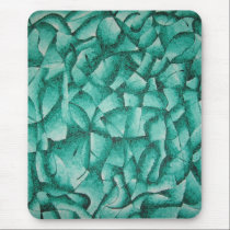 Cojín de ratón abstracto verde alfombrillas de raton 