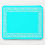 Cojín de ratón azul claro del pañuelo de Paisley Tapete De Ratones