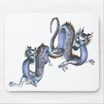 Cojín de ratón chino de los dragones tapete de raton