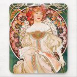 Cojín de ratón de Alfonso Mucha F. Champenois Alfombrillas De Ratón