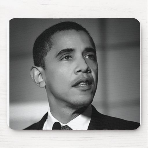 cojín de ratón de Barack Obama Alfombrilla De Ratón