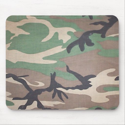 Cojín de ratón de Camo del arbolado Tapete De Ratón