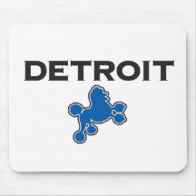 Cojín de ratón de Detroit Alfombrillas De Ratones