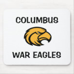 COJÍN DE RATÓN DE EAGLES DE LA GUERRA DE COLUMBUS TAPETE DE RATONES