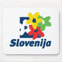 Cojín de ratón de Eslovenia Alfombrillas De Raton