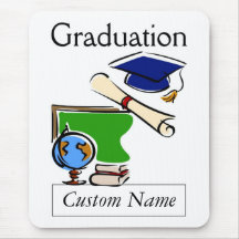 Cojín de ratón de la graduación tapetes de raton