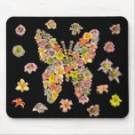 Cojín de ratón de la mariposa del Daylily Alfombrilla De Ratón