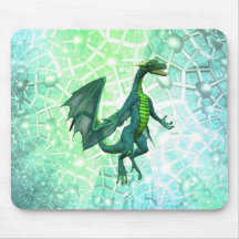Cojín de ratón de la respiración de los dragones alfombrilla de raton