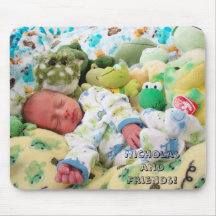 Cojín de ratón de las fotos del bebé de Mousepads 