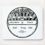Cojín de ratón de registro de Argentino del tango Tapetes De Ratones