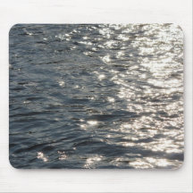 Cojín de ratón del agua de la luz del sol alfombrillas de ratón