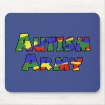 cojín de ratón del ejército del autismo tapete de ratón