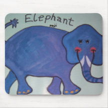 Cojín de ratón del elefante alfombrilla de ratones