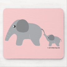 Cojín de ratón del elefante tapete de ratones
