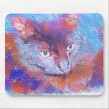 Cojín de ratón del gatito tapete de ratón