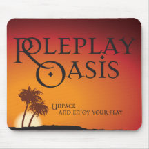 Cojín de ratón del oasis del Roleplay Alfombrillas De Ratones