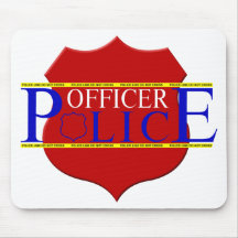 Cojín de ratón del oficial de policía alfombrilla de ratón