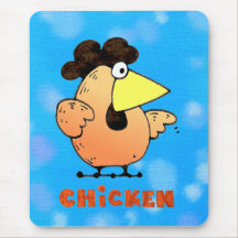 Cojín de ratón del pollo alfombrillas de ratones