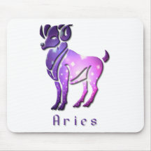 Cojín de ratón del zodiaco del aries alfombrilla de ratón